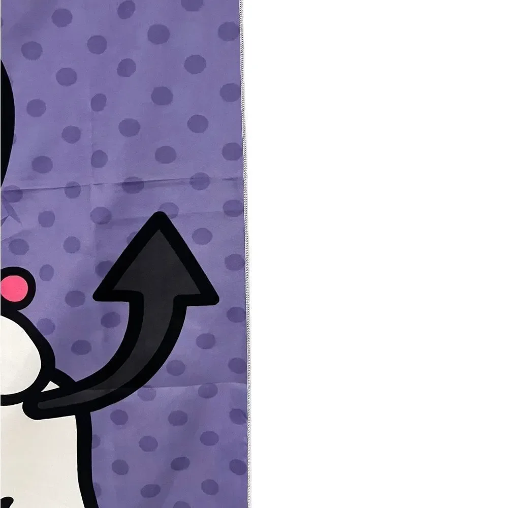 Sanrio Kuromi Cheeky But Charming Purple Black Wall Hanging Tapestry